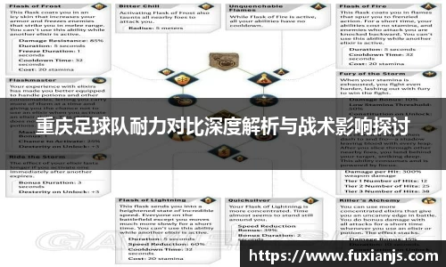 重庆足球队耐力对比深度解析与战术影响探讨